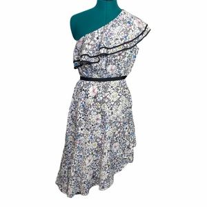 Likely Daisy Delbarton Dress One Shoulder Floral